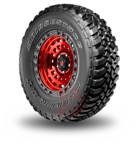 Bridgestone Dueler Mt 673 Mud Terrain Owl Outlined White Letters tyre